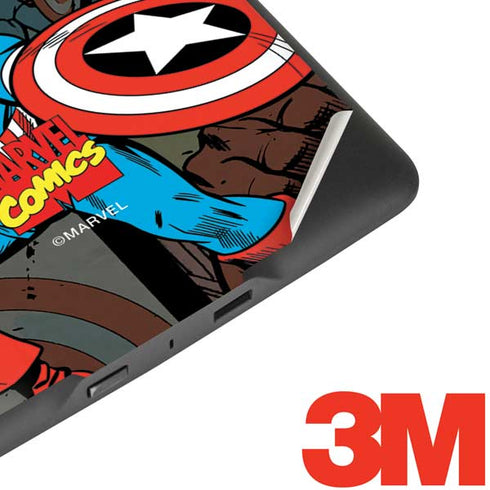 Marvel Classic Comics Captain America Vintage Amazon Kindle Skin