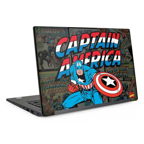 Marvel Classic Comics Captain America Vintage Dell Latitude Skin