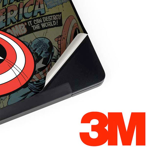 Marvel Classic Comics Captain America Vintage Dell Latitude Skin