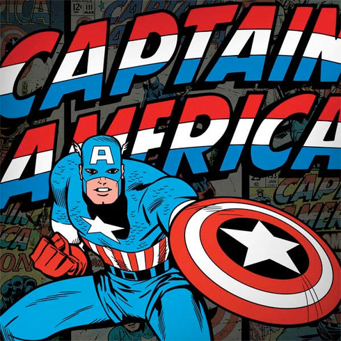 Marvel Classic Comics Captain America Vintage Dell Latitude Skin