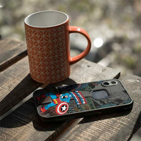 Marvel Classic Comics Captain America Vintage LifeProof Fre iPhone Skin