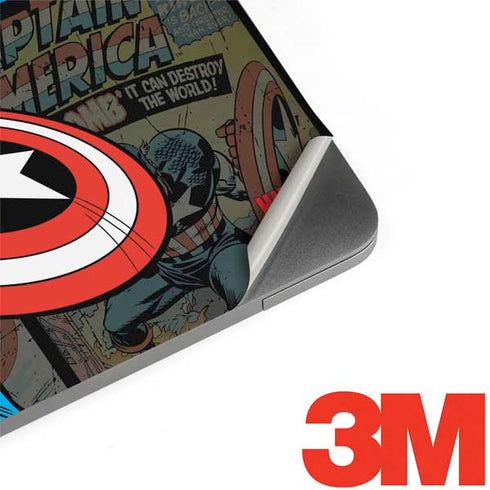 Marvel Classic Comics Captain America Vintage MacBook Skins
