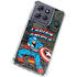 Marvel Classic Comics Captain America Vintage Moto G Power 5G (2025) Clear Case