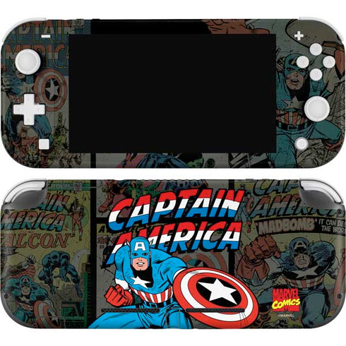 Marvel Classic Comics Captain America Vintage Nintendo Skins