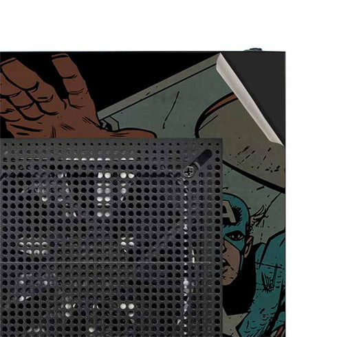 Marvel Classic Comics Captain America Vintage NZXT H510 Compact ATX Mid-Tower Case Skin