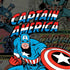Marvel Classic Comics Captain America Vintage Otterbox Commuter Galaxy Skin