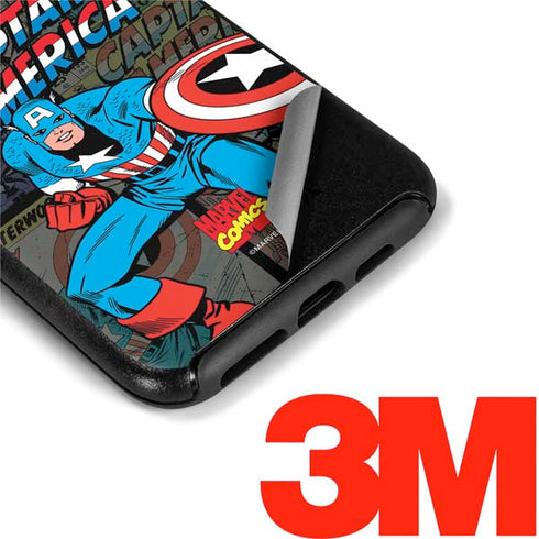 Marvel Classic Comics Captain America Vintage Otterbox Symmetry iPhone Skin