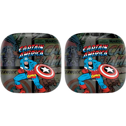Marvel Classic Comics Captain America Vintage PowerBeats Pro Skin