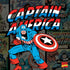 Marvel Classic Comics Captain America Vintage PS4 Console Skin