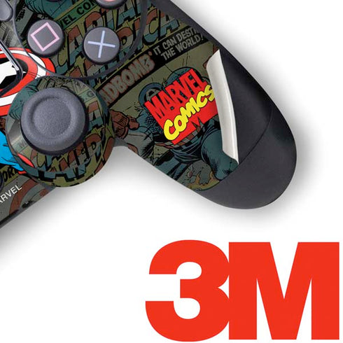Marvel Classic Comics Captain America Vintage PS4 Pro/Slim Controller Skin