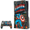 Marvel Classic Comics Captain America Vintage PS5 Pro Disk Bundle Skin