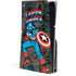 Marvel Classic Comics Captain America Vintage PS5 Slim Disk Console Skin