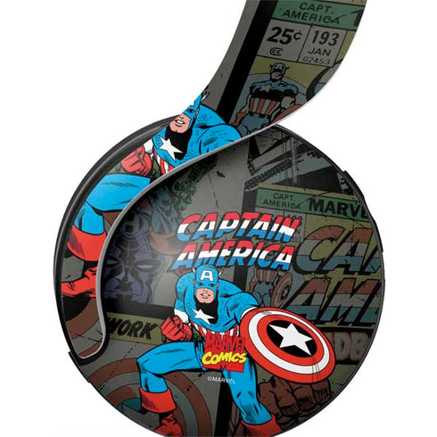 Marvel Classic Comics Captain America Vintage PULSE 3D Wireless Headset for PS5 Skin