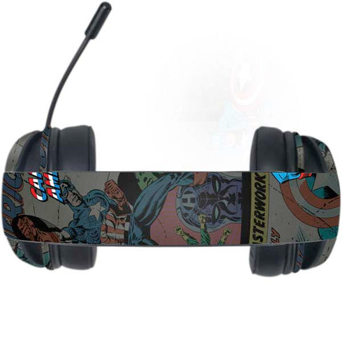 Marvel Classic Comics Captain America Vintage Razer Kraken X Skin