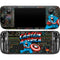 Marvel Classic Comics Captain America Vintage Steam Deck Handheld Gaming Computer OLED Skin