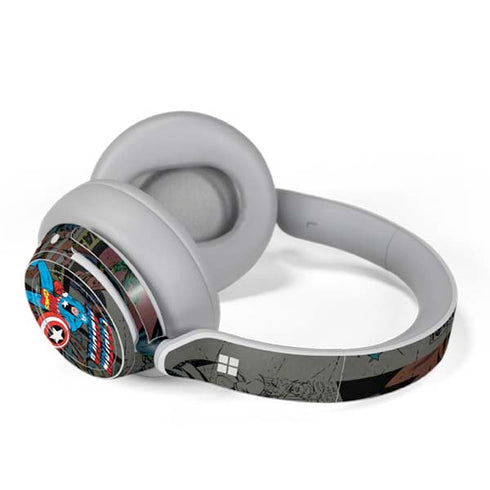 Marvel Classic Comics Captain America Vintage Surface Headphones Skin