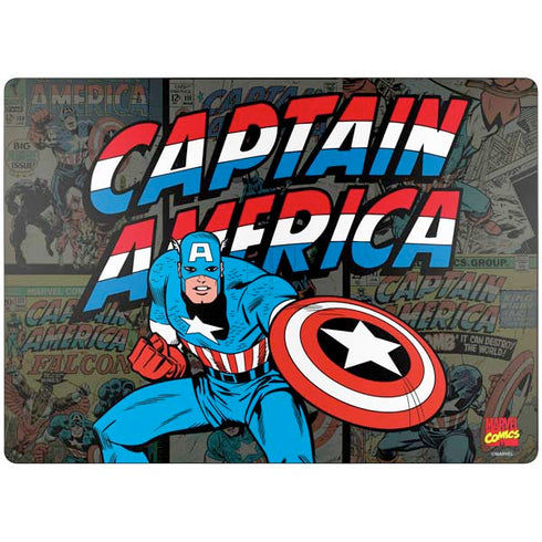 Marvel Classic Comics Captain America Vintage Surface Laptop 7 15in Skin