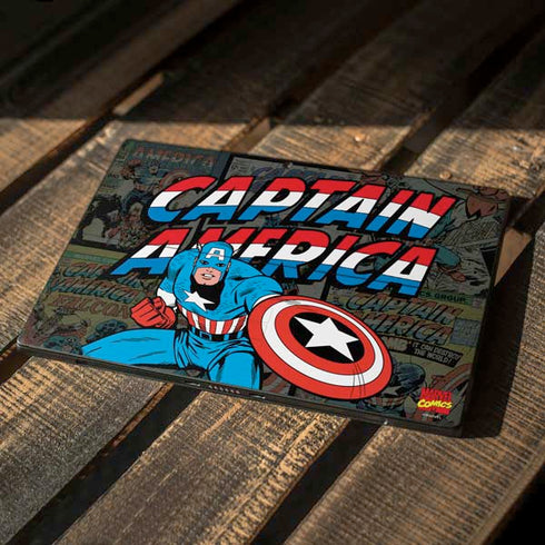 Marvel Classic Comics Captain America Vintage Surface Pro 6 Skin