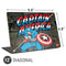 Marvel Classic Comics Captain America Vintage Universal Laptop 12in (9.8 x 6.8in) Skin