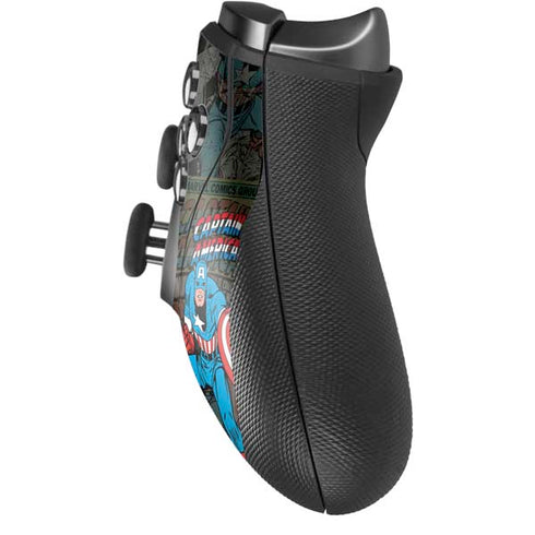 Marvel Classic Comics Captain America Vintage Xbox Elite Wireless Controller Series 2 Skin