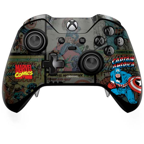 Marvel Classic Comics Captain America Vintage Xbox One Skins