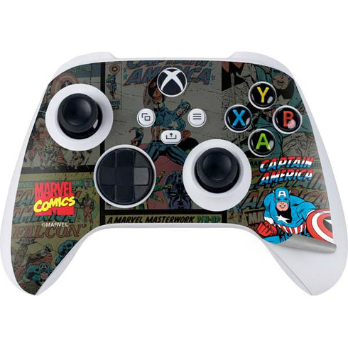 Marvel Classic Comics Captain America Vintage Xbox Series S Bundle Skin
