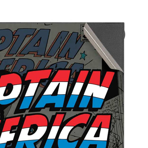 Marvel Classic Comics Captain America Vintage Xbox Series X Console Skin