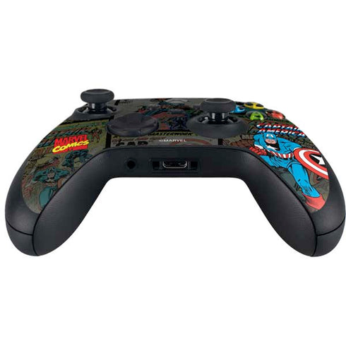 Marvel Classic Comics Captain America Vintage Xbox Series X Controller Skin