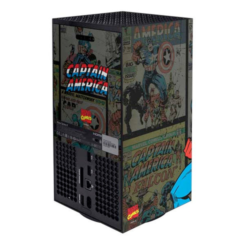 Marvel Classic Comics Captain America Vintage XBox Series X Digital Edition Bundle Skin