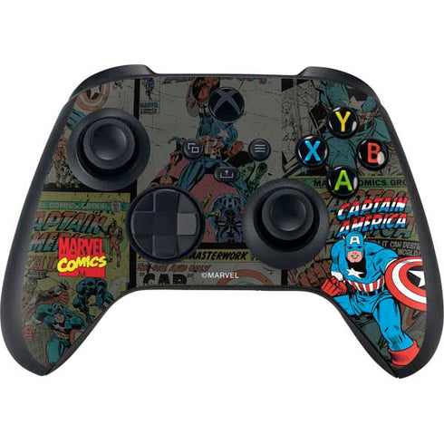 Marvel Classic Comics Captain America Vintage XBox Series X Digital Edition Bundle Skin
