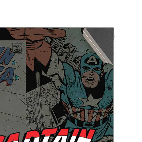 Marvel Classic Comics Captain America Vintage XBox Series X Digital Edition Console Skin