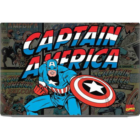 Marvel Classic Comics Captain America Vintage Dell XPS Skin