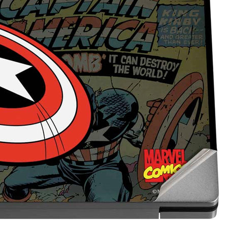 Marvel Classic Comics Captain America Vintage Dell XPS Skin
