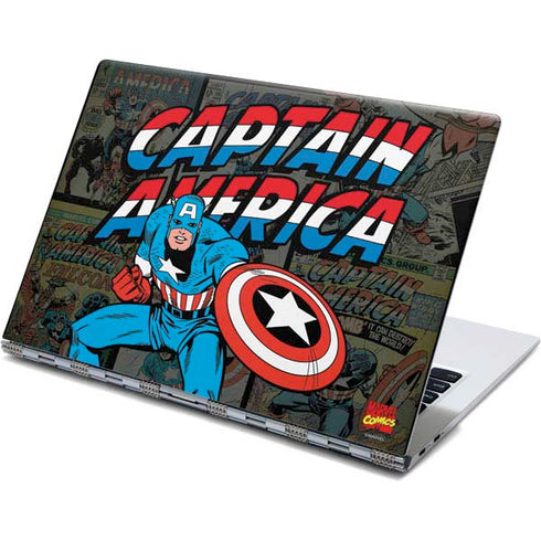 Marvel Classic Comics Captain America Vintage Yoga 910 2-in-1 14in Touch-Screen Skin