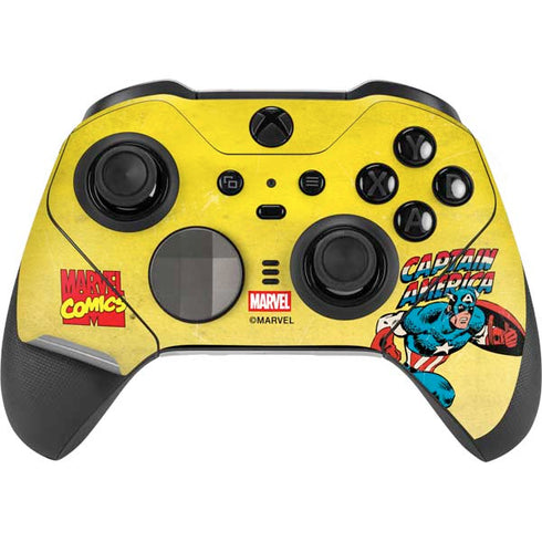 Marvel Classic Comics Captain America Xbox Elite Wireless Controller Series 2 Skin
