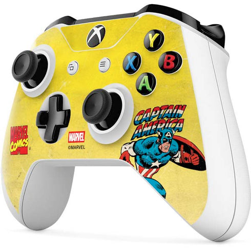 Marvel Classic Comics Captain America Xbox One S All-Digital Edition Bundle Skin