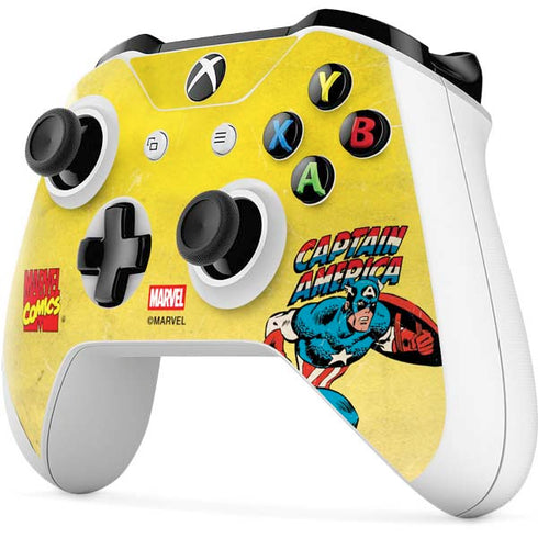 Marvel Classic Comics Captain America Xbox One X Controller Skin