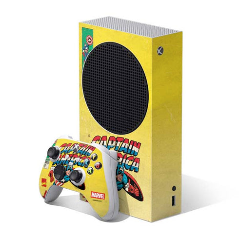 Marvel Classic Comics Captain America Xbox Series S Skins