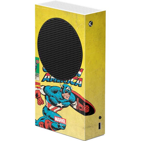 Marvel Classic Comics Captain America Xbox Series S Console Skin