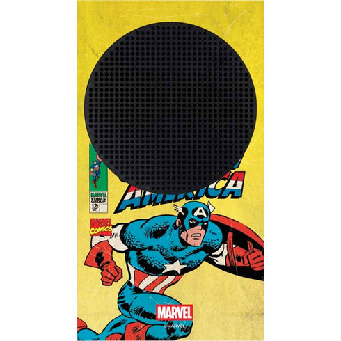 Marvel Classic Comics Captain America Xbox Series S Console Skin