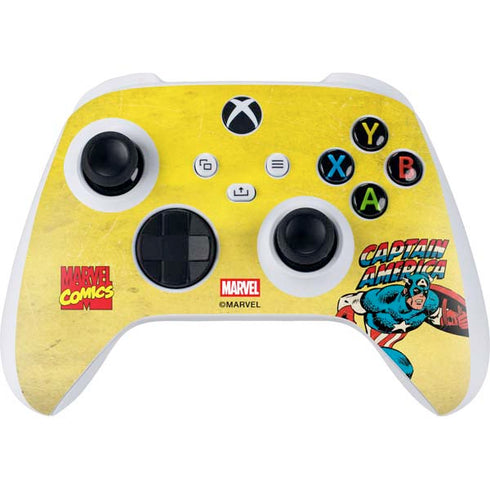 Marvel Classic Comics Captain America Xbox Series S Controller Skin