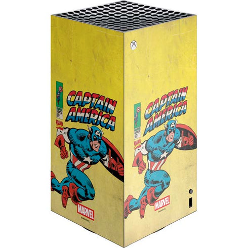 Marvel Classic Comics Captain America XBox Series X Digital Edition Console Skin