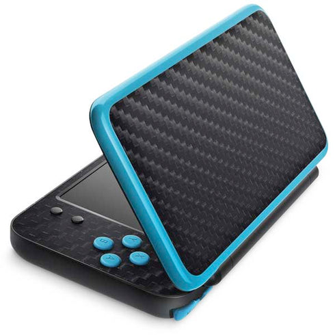 Black Carbon Fiber Specialty Texture Material Nintendo Skins