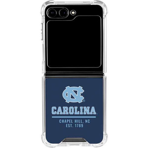 University of North Carolina Chapel Hill Galaxy Z Flip6 Clear Case