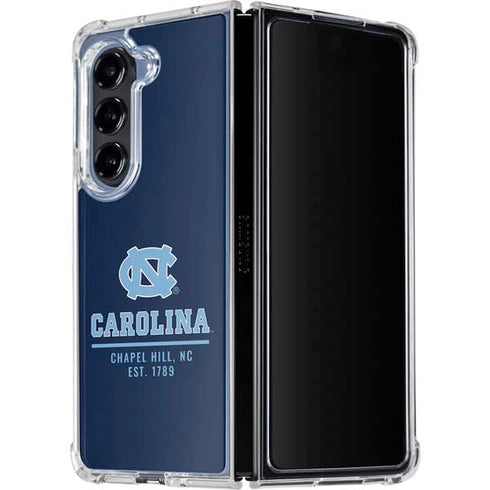 University of North Carolina Chapel Hill Galaxy Z Fold5 5G Clear Case