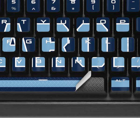 University of North Carolina Chapel Hill K95 RGB PLATINUM Mechanical Gaming Keyboard Skin