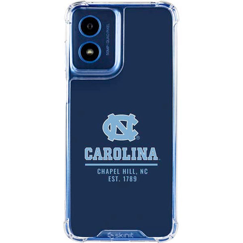 University of North Carolina Chapel Hill Moto G 5G (2024) Clear Case