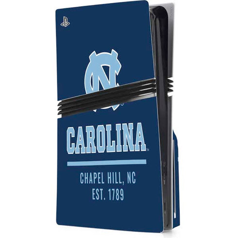University of North Carolina Chapel Hill PS5 Pro Disk Console Skin