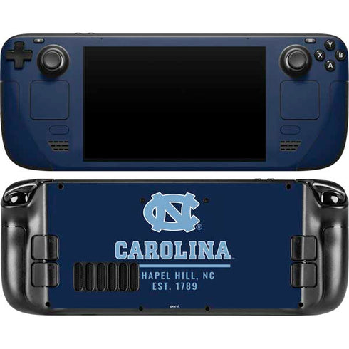 University of North Carolina Chapel Hill Steam Deck Handheld Gaming Computer OLED Skin