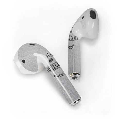 NHL Carolina Hurricanes Black Text Apple AirPods Skin